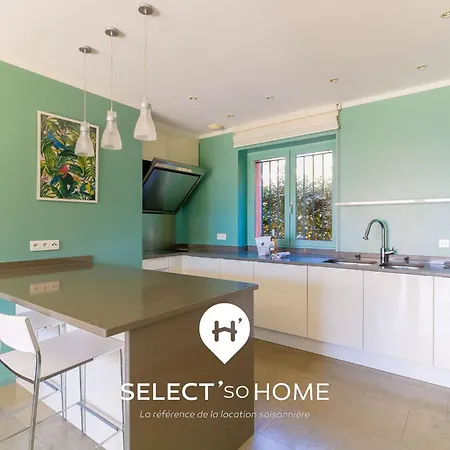 Select'sohome - Pour 8 Personnes Avec Jacuzzi, Vue Et Parking Au Coeur Du Lavandou ! - Moun Pantai