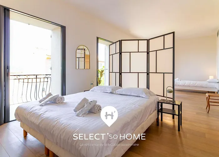 Select'sohome - Pour 8 Personnes Avec Jacuzzi, Vue Et Parking A Quelques Pas Du Port Du Lavandou ! - Moun Pantai *